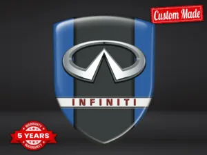 Infiniti Custom dome stickers Premium Quality Sleek Labels